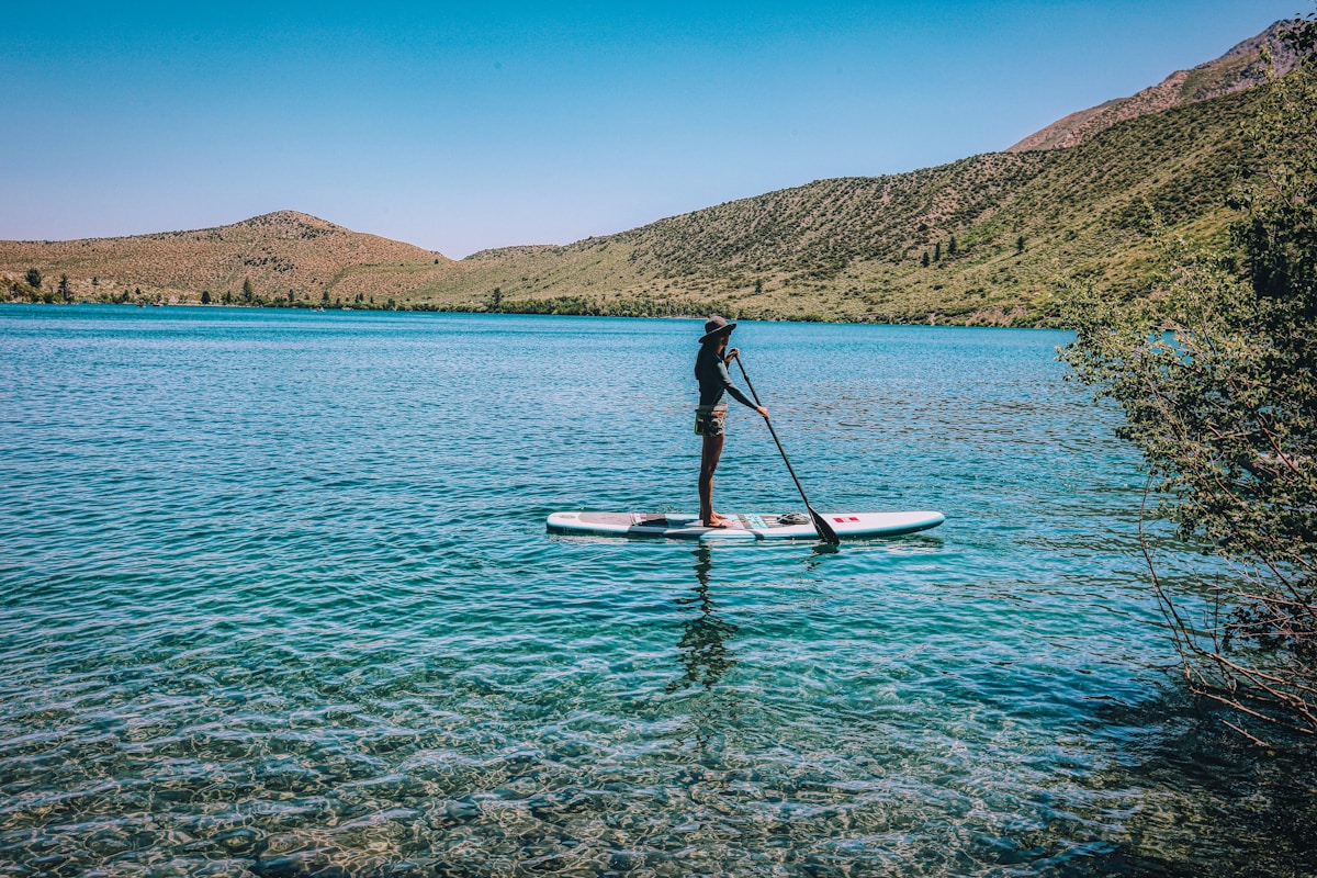 Group paddleboarding experience