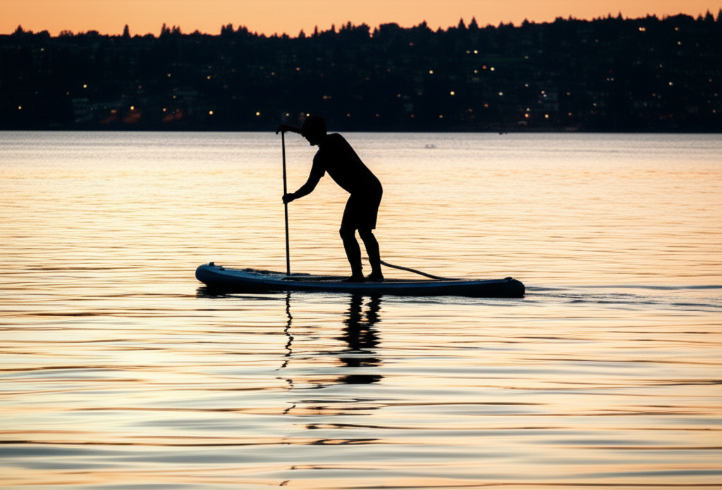 Paddling on Pacific Northwest waters