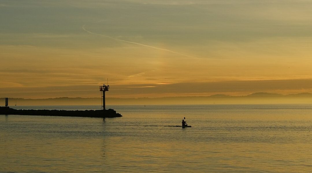 paddleboard Carkeek Park Seattle Puget Sound quiet north Seattle coast
