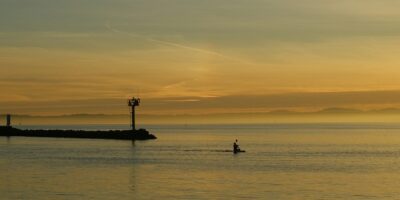 paddleboard Carkeek Park Seattle Puget Sound quiet north Seattle coast