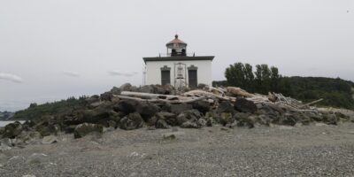paddleboard West Point Lighthouse Discovery Park Seattle Puget Sound