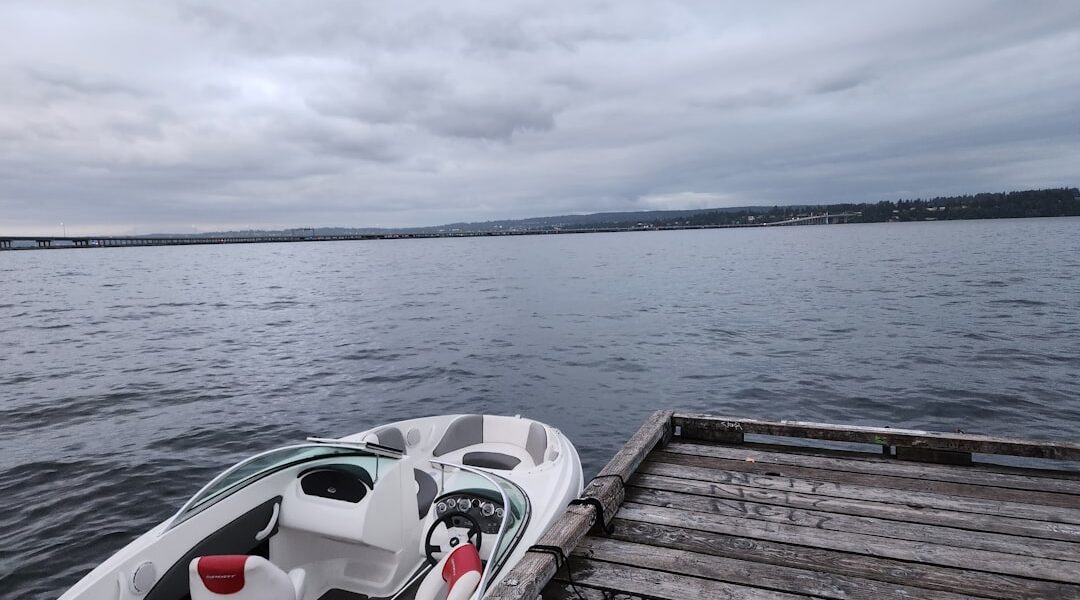 paddleboard drysuit winter cold water Lake Washington Seattle mist