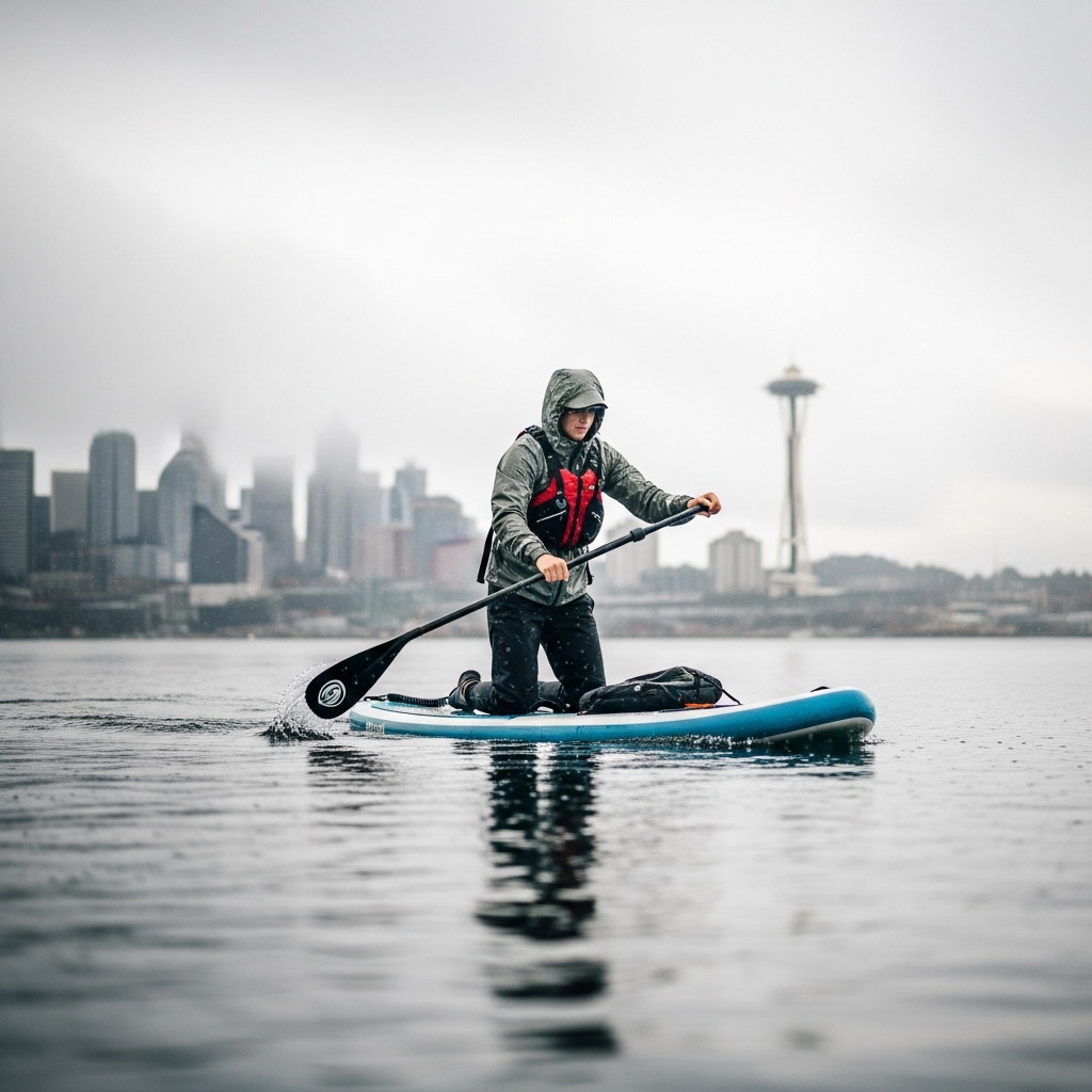 Paddleboarding in the Rain — What Seattle Paddlers Actually Do